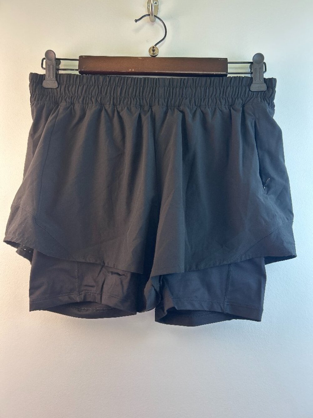 CALIA Black Lined Running Shorts Size S